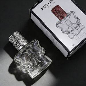 Custom Low MOQ Bow 13ml Glass Roller <b>Perfume</b> Bottles Stock Clear Refillable <b>Containers</b> with Alloy Cap and Ball Applicator - Product Image 2