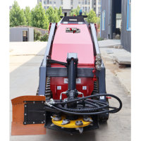 Piccolo Skid Steer Loader HAVTEK T1200 ad alte prestazioni tracciato Mini Skid Steer Loader personalizzazione consegna veloce foresta tracciatore