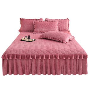 Vente en gros Ensembles <span class=keywords><strong>de</strong></span> draps housse <span class=keywords><strong>de</strong></span> <span class=keywords><strong>lit</strong></span> doux et respirant Couvre-matelas d'hiver protecteur <span class=keywords><strong>King</strong></span> <span class=keywords><strong>Size</strong></span> - Product Image 2