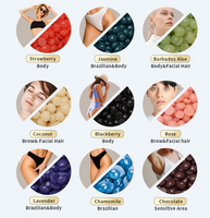 Lifestance Factory Hot Bikini Perles de cire dépilatoire Rose Haricots de cire dure pour l'épilation du visage des hommes-Vente en gros