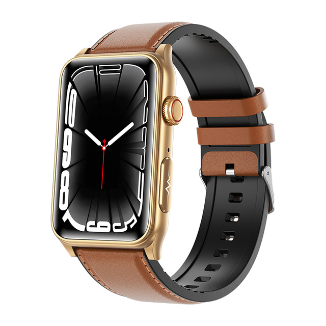 GE50 Smart Watch With ECG Heart Rate Blood Pressure Sleep Apnea Health Monitor 1.57 Inch Screen Fitness Smartwatch for Unisex