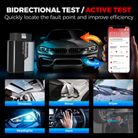 Kingbolen SoloScan para BMW Bluetooth OBD2 Escáner Herramienta de escaneo bidireccional Todo el servicio de reinicio