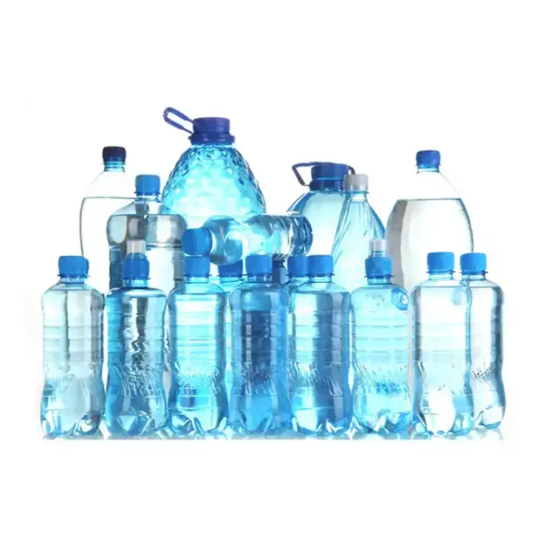Botella PET transparente lavada en caliente 100%/copos de PET Blanco/resina PET reciclada precio de fábrica