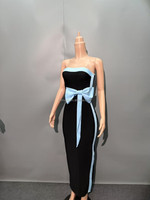 Robe Courte de Soirée Moulante et Froncée pour Femme, Modèle Halter à Découpes, Extensible, Vente en Gros