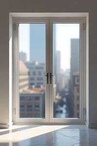 Fenêtre à battant en aluminium à double vitrage triple vitrage, ou fenêtre à basculer ou à ouverture latérale pour maison avec moustiquaire - Product Image 6