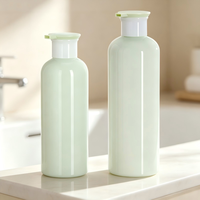 En stock, flacon pompe en plastique vide de 300 ml, couleur macaron, pour shampoing, lotion corporelle, gel douche pour enfants, conteneur cosmétique rechargeable, logo personnalisé