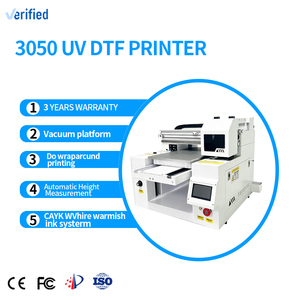 Automatische mediahoogte detectie A3 formaat UV vlakbedprinter digitale <span class=keywords><strong>printer</strong></span> voor doos, bal, telefoonhoesje, pen, PVC-kaart printen - Product Image 3