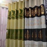 Tissu de rideau occultant de luxe bronzant en gros
