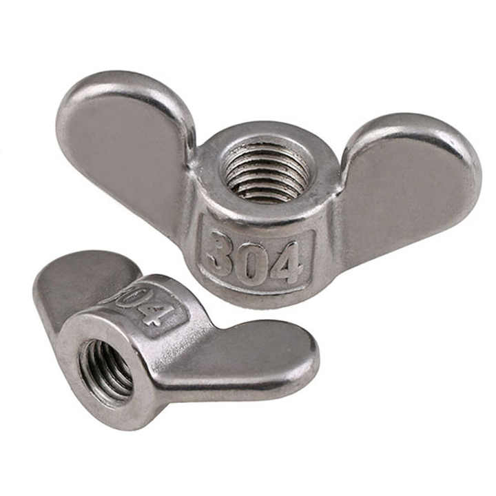 M6 M10 M12 ASTM INOX B8 B8M B8T A453 GR660 A286 Stainless Steel Wing Nuts
