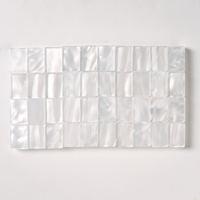 Jeu de Mahjong américain translucide blanc nacré 160 tuiles avec des illustrations colorées d'étoiles, de soleil et de fleurs