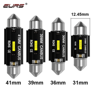 Lampe de lecture EURS Canbus 31mm 36mm 12V 4.5W 39mm 41mm 1860 CSP pour plafonnier de voiture, ampoules LED Festoon - Product Image 1