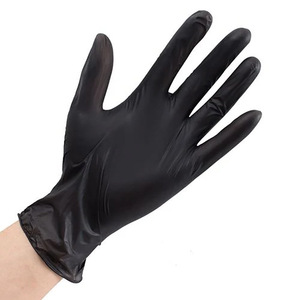Gants jetables en nitrile noirs épaissis de 9 pouces pour la vaisselle domestique, le tatouage, la broderie et les utilisations de protection - Product Image 3