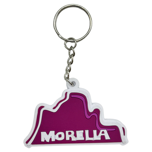 Llavero de PVC de silicona suave 2D personalizado al por mayor con diseño de mascota de animal de zoológico - Product Image 3