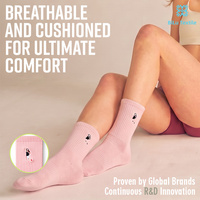 Chaussettes de Pilates BiLu pour femmes avec logo personnalisé, antidérapantes, pour yoga, barre, fitness, respirantes, antidérapantes, chaussettes de studio, marque privée