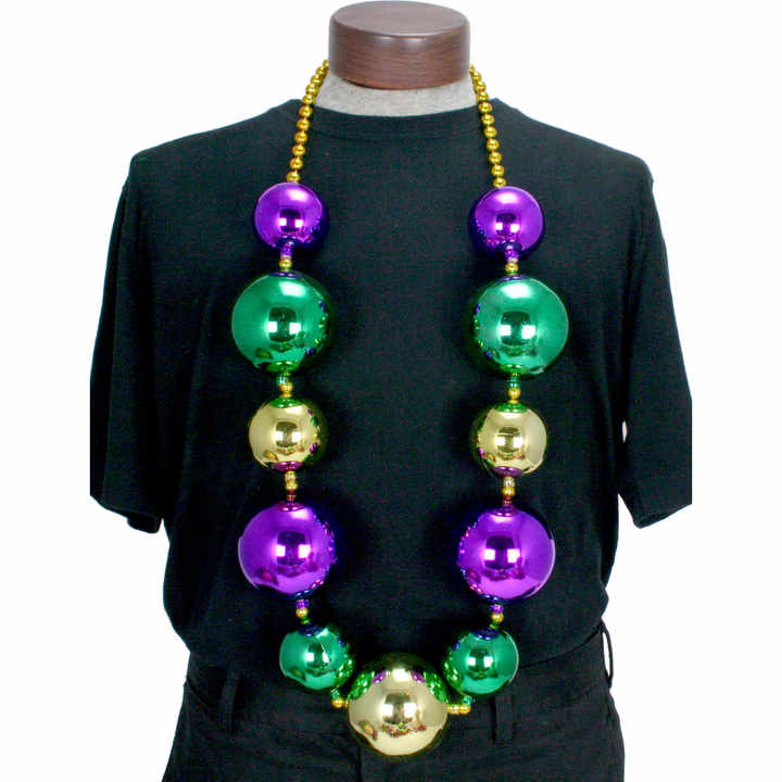 Mardi Gras Beaded Necklace