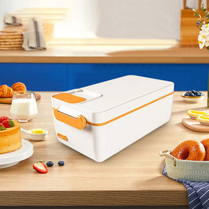 Boîte à lunch électrique rechargeable portable 1L en acier inoxydable, chauffe-aliments USB, bento chauffant pour le bureau et les voyages - Product Image 2