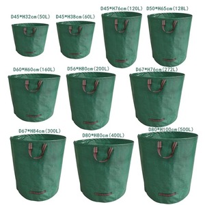 Bolsa Impermeable para Hojas de Jardín con Tela Tejida de PP Reforzada, Recolector de Residuos de Jardín de Gran Capacidad para Limpieza de Césped y Jardín al Aire Libre - Product Image 2