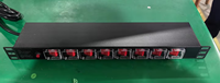 Serveur 19 "PDU 10 voies Type USA Prises avec 10 interrupteurs marche-arrêt Unité de distribution d'alimentation Pdu Armoire en rack