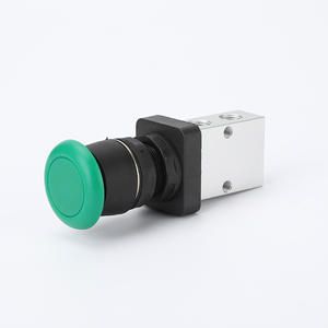 S3PM-06 Pneumatic Manual On/Off Control Valve with Mushroom-Shaped Push-Button OEM Customizable Mechanical Valve - Product Image 1