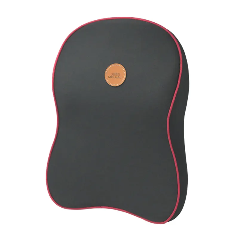 Car back cushion waist support breathable waist support neck pillow pillow cushion memory cotton suitable for car headrest