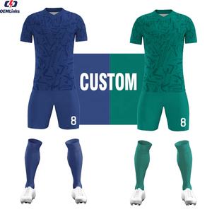 Benutzer definierte sublimierte Fußball mannschaft Uniform Full Set Fußball uniform Fußball trikots Thailand Fußball trikot Set - Product Image 2