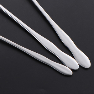 Cuillère extensible en acier inoxydable 304 avec manche en forme de gourde, cuillère à glace/miel à long manche, fourchette à fruits, écumoire à huile, ustensile pour fondue chinoise - Product Image 4