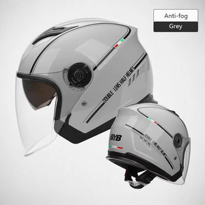 Casco <span class=keywords><strong>Moto</strong></span> Mezzo Viso Disponibile in Stock, Materiale ABS, Casco da <span class=keywords><strong>Moto</strong></span> <span class=keywords><strong>per</strong></span> Adulti - Product Image 3