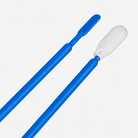 Kain Lap Polyester Bebas Serat Multifungsi untuk Ruang Bersih, Tongkat Swab Busa, Swab Spons Presisi untuk Elektronik