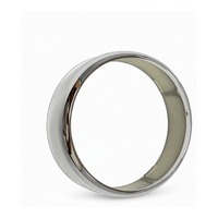 ABS Spritzgegossener Dekorativer Ring Vakuumplattiertes Chrom-Finish Becherdeckelring Kundenspezifisches OEM-Kunststoffteil