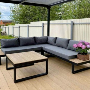 Ensemble de canapés en alliage d'aluminium de haute qualité pour hôtels, villas, cours, jardins, balcons, complexes hôteliers et espaces extérieurs - Product Image 6