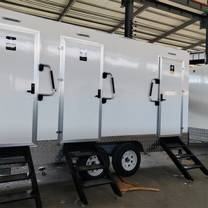 Lussuoso Bagno Mobile Portatile a 3 Stanze, Toilette Mobile per Esterni, Doccia Mobile su Rimorchio per Noleggio per Eventi/Feste - Product Image 2