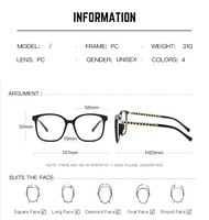 Lunettes de soleil tendance style punk, montures oversize, anti-lumière bleue, effet sans maquillage, verres teintés style chaîne, haut de gamme, pour diffusion en direct