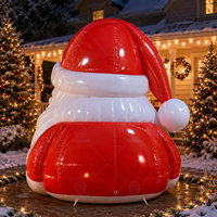 Arche gonflable géante de Noël en PVC, motif Père Noël, pour jardin, fête de Noël, entrée de centre commercial, décoration de vacances