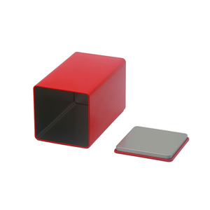 Wholesale Coffee Spice <strong>Chocolate</strong> Tea Cookie Biscuit Square Metal Box <strong>Tins</strong> - Product Image 2