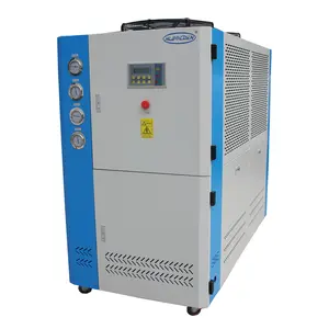 60hz 5 tonnen 5ps 10ps 12ps luftgekühlter industrieller wasserkühler r134a halbhermetischer einschrauben-kühler