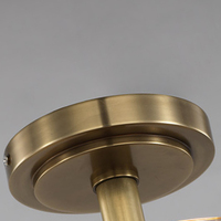 Luz de techo de vidrio esmerilado de cobre moderno Simple VH para dormitorio nórdico hogar Hotel pasillo iluminación decorativa colgante