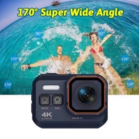 Groothandel 4K 60FPS Waterdichte Actiecamera WiFi EIS 170° °   Groothoek sportcamera OEM aangepaste logo
