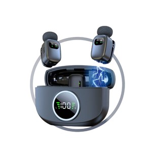 Custom Molded Wireless Lavalier Microphone For Live Streaming And Recording With Noise Reduction And Mini Design - Product Image 1