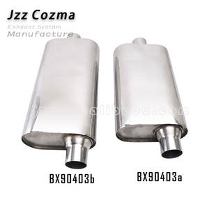 <span class=keywords><strong>Silencieux</strong></span> d'échappement automobile de performance universel, entrée/d'issue décalée de 3 pouces, corps ovale de 9x4 pouces, <span class=keywords><strong>silencieux</strong></span> à son profond - Product Image 2