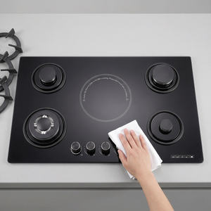 Electric Hob LPG NG Gas Stove 5 Burner Class Energy Efficient Tempered Glass Battery Powered Household Kitchen Appliance <strong>Estufa</strong> - Product Image 6