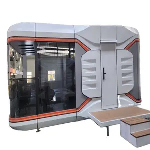 Modern Designed Moving Pods Portable Container Tiny House Green Prefabricated Modular House Folding House with Good Visibility