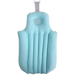 Coussin de bain ergonomique pour adultes, coussin de dossier portable avec support de tête, couleur bleue YW202015 - Product Image 1