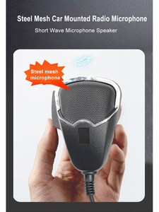 Microphone CB Cobra MIC-QX25 pour voiture, talkie-walkie aérien, micro-casque PTT portable 4 broches L828 - Product Image 2