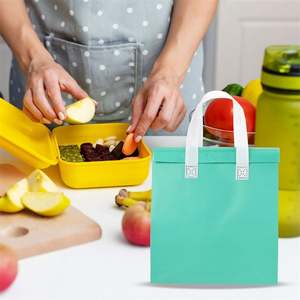 Bolsa Térmica Personalizada al por Mayor con Logotipo y Tamaño a Medida, para Bebidas Frías y Calientes, Bolsa de Tela No Tejida con Aislamiento de Aluminio - Product Image 4