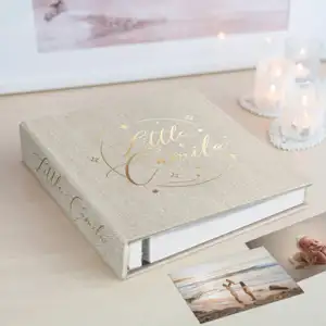 Photo Album 4x6 Linen Cover Photo Book Album 4x6 Self Adhesive Protective  Picture Books Multi-function For Wedding Home Hotel - AliExpress