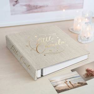 Personalized Photo Album for 100 4x6 Photos. Custom Slip-in Photo