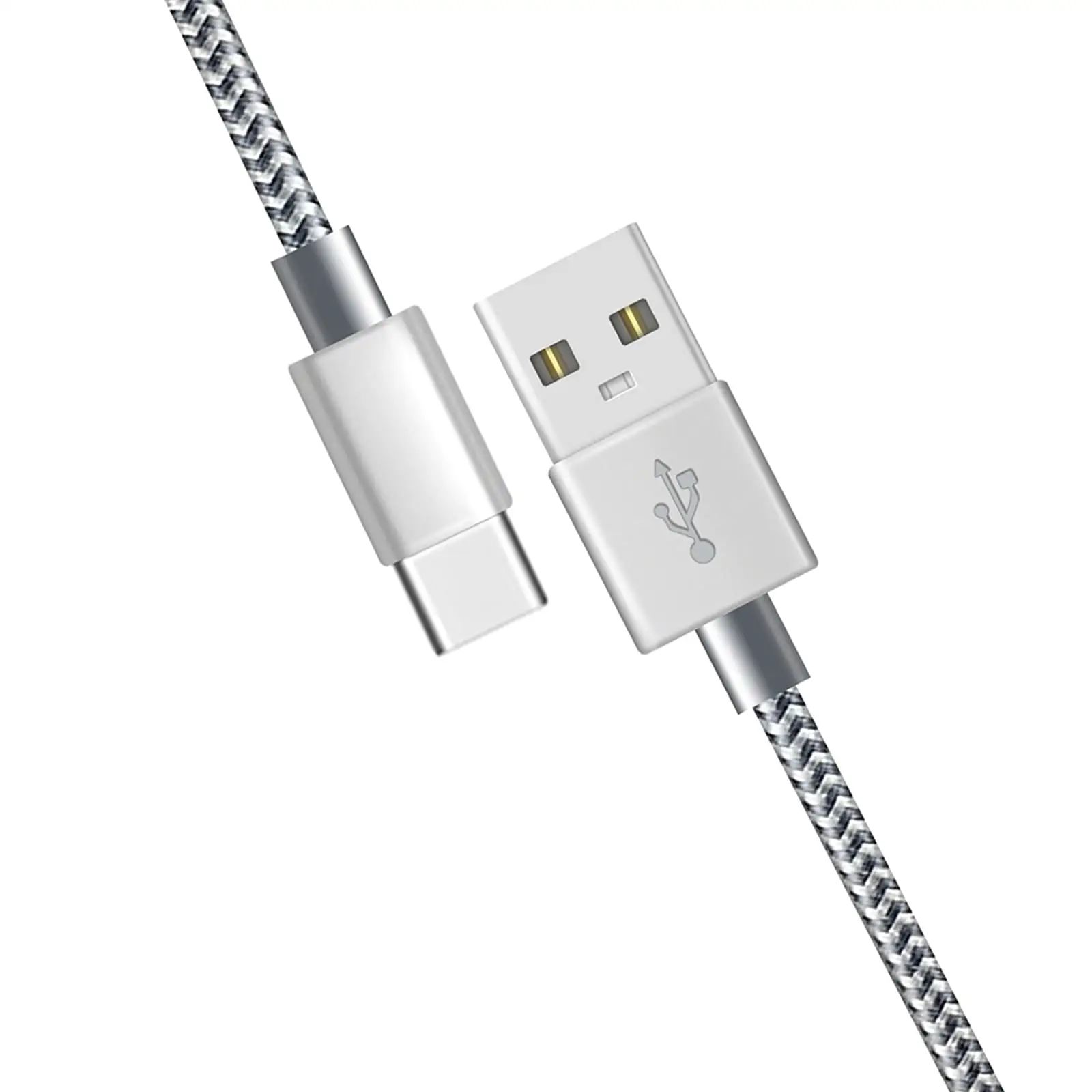 Câble USB 2M Type C Câble Nylon Tressé Câble de Charge Rapide Pour Samsung Galaxy S10 S9 S8 A40 A50 A70 S20 Plus Huawei P30 P20 P9