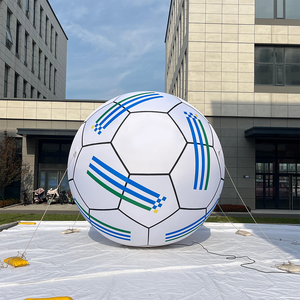 Ballons gonflables géants en PVC étanches de 2,5 m avec logo personnalisé, modèles de football gonflables à l'hélium, ballon de basket/volley-ball pour la <span class=keywords><strong>Coupe</strong></span> <span class=keywords><strong>du</strong></span> <span class=keywords><strong>monde</strong></span> - Product Image 1