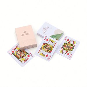 Saudi Arabia Kuwait 100% Waterproof Durable Pvc Poker <b>Cards</b> Plastic Customizable <b>Playing</b> <b>Card</b> With Your Own Logo - Product Image 1