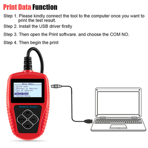 BA101 12V Auto Analyzer Autobatterie <span class=keywords><strong>tester</strong></span> und Lade kreis Last diagnose werkzeuge 100-2000CCA - Product Image 5
